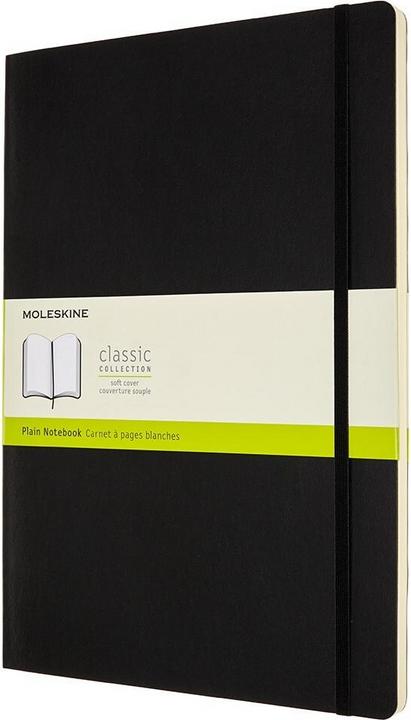 Moleskine Carnet classique (A4, Blanc, Couverture souple)
