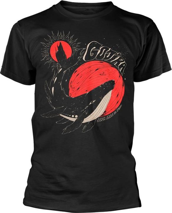 Gojira PlasticHead 'Whale Sun Moon' (Black) Eco T-Shirt (X-Large) (XL)