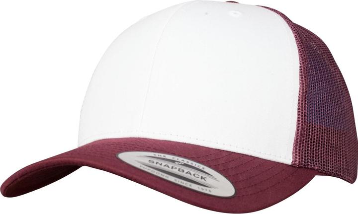 Maroon, White