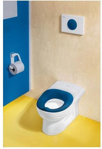 Actual product image Villeroy & Boch V&B O.NOVO KIDS foam seat ring Ocean Blue