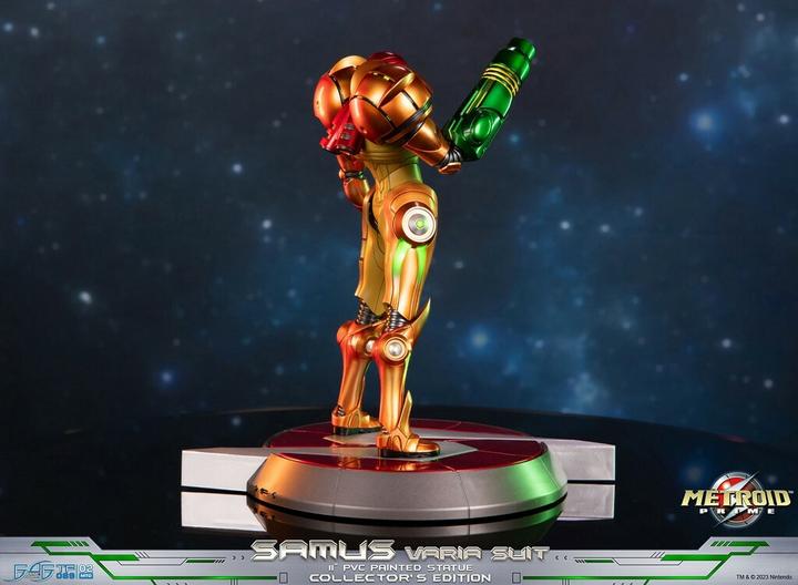 Actual product image First 4 Figures Metroid Prime PVC Statue Samus Varia Suit Collector's Edition 27 cm