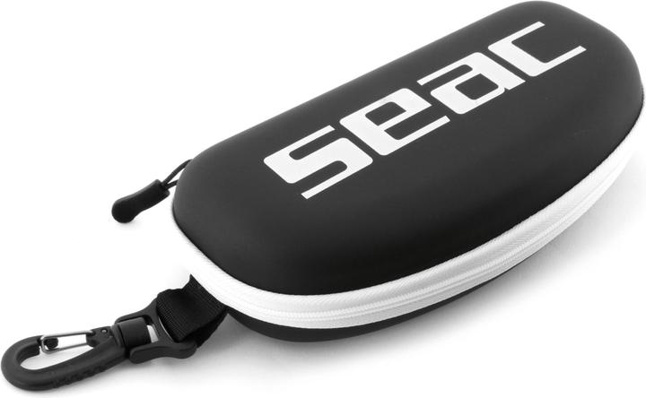 Seac étui à Lunettes De Natation Avec Zip Noir/Blanc