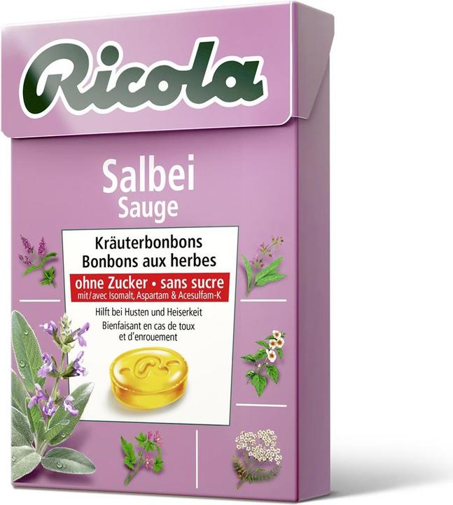 Image du produit Ricola Bonbons à la sauge et aux herbes sans boîte à sucre