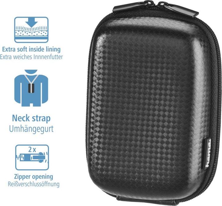 Actual product image Hama Hardcase Carbon Style 60L, camera bag (Camera case, Kamera Bereitschaftstasche, 0.60 l)