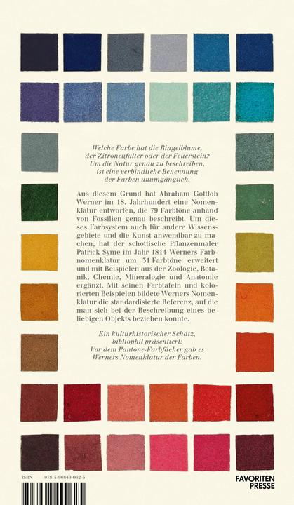 Produktbild Werners Nomenklatur der Farben (Deutsch, Patrick Syme, 2022)