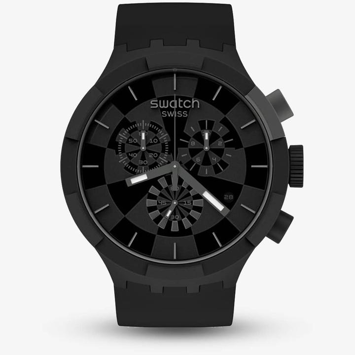 Produktbild Swatch Checkpoint Black (Analoguhr, Swiss Made, 47 mm)