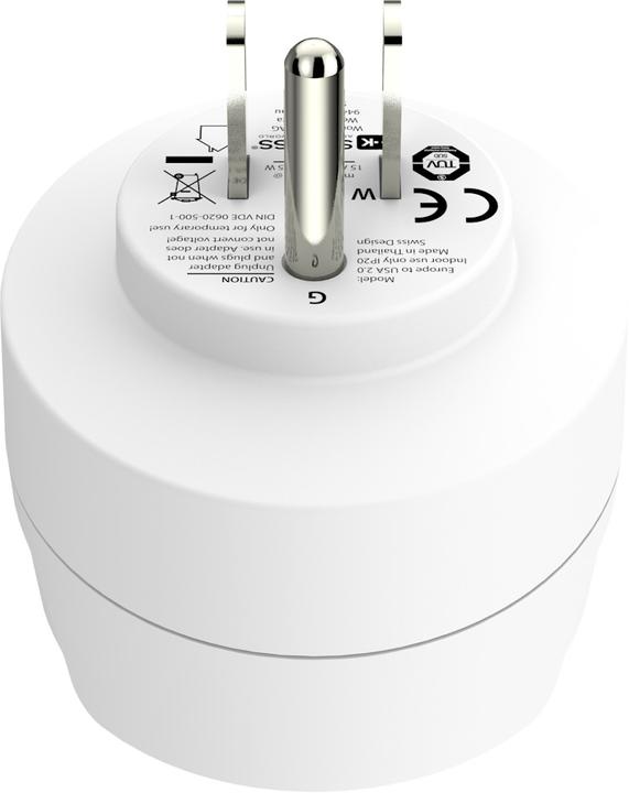 Actual product image Skross Travel adapter CA W to EU