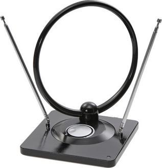 Actual product image Vivanco STA TVF 46, UHF/VHF/FM indoor antenna, black