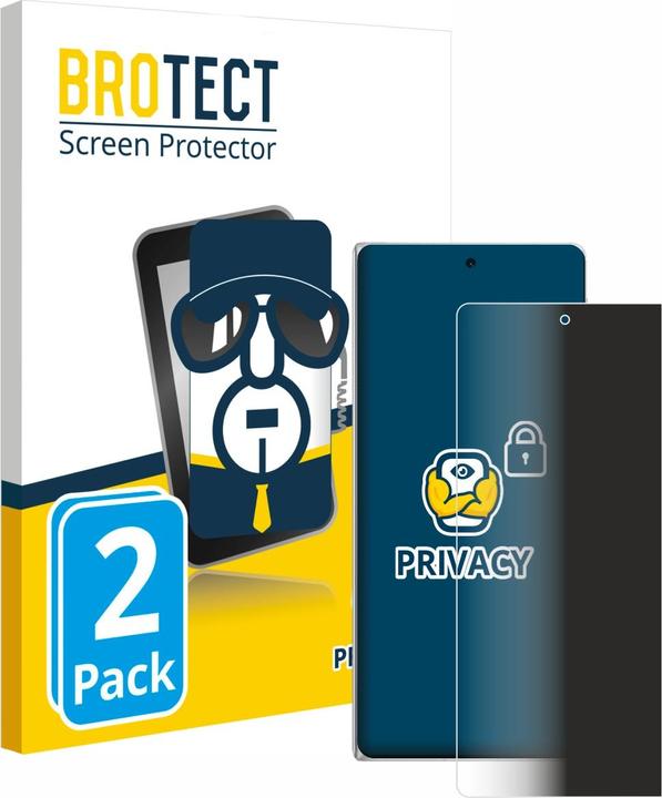 Actual product image BROTECT Anti-spy privacy film Blue light protection film (2 Piece, Vivo X Fold)