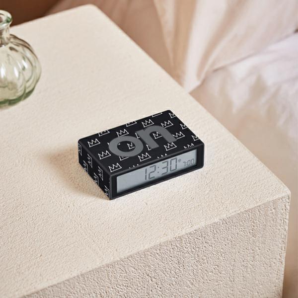 Produktbild Lexon Flip+ X JMB Budzik sterowany radiowo czarny/crown black LR150BSQ-AN