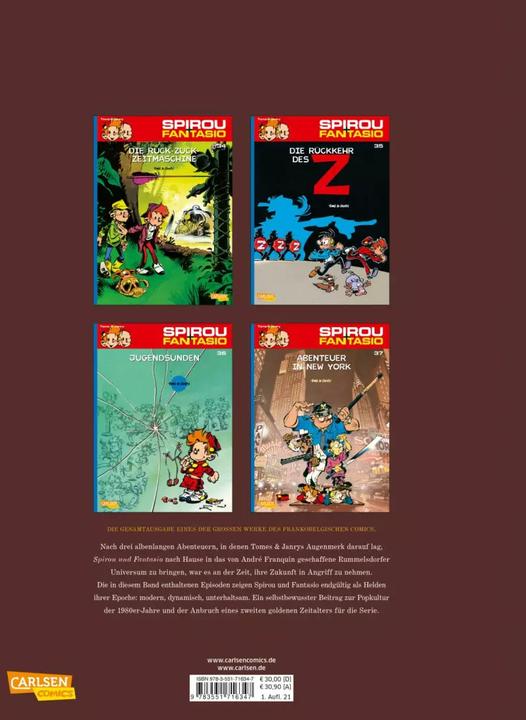 Actual product image Spirou und Fantasio Gesamtausgabe 14: 1984-1987 (German, Tome, 2021)