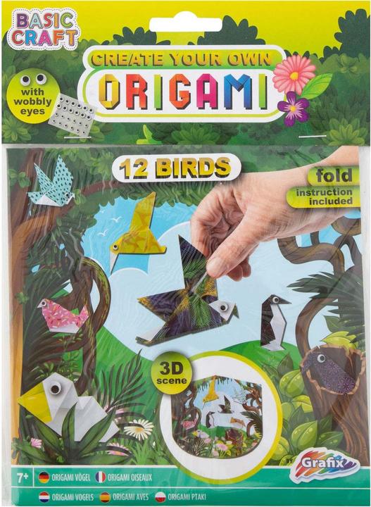 Produktbild Default DIY origamisaet med øjne, dyr eller fugle