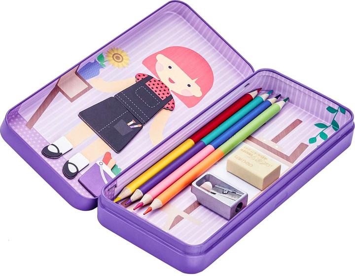 Produktbild mierEdu Magnetspiel Box Dress Up – Künstler zum Ankleiden I Fördert Motorik + Fantasie I Ideal für Zuhause (34 Teile)
