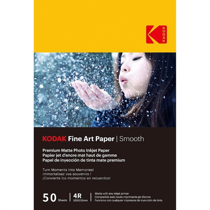 Kodak Fine Art Paper 230g Matte Coated Smooth 4/6x50 (230 g/m², 10 x 15 cm, 50 x)