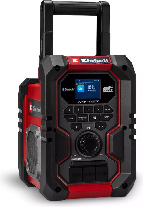 Actual product image Einhell Baustellenradio Akku-Radio TE-CR 18 Li DAB+/FM/BT, Solo (DAB+, Bluetooth)