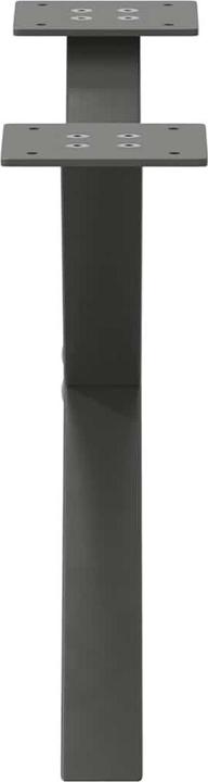 Produktbild VidaXL Esstischbeine X-Form 2 Stk. Anthrazit 70x(72-73) cm Stahl Tischbein
