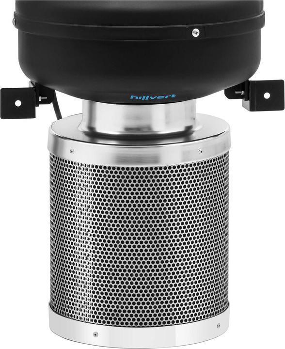 Produktbild Hillvert Abluftset Aktivkohlefilter, Rohrventilator, Abluftschlauch 382 m³/h Ø 125 mm
