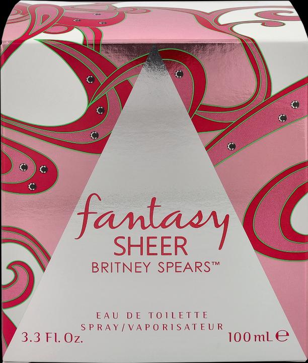 Actual product image Britney Spears Fantasy Sheer EDT 100 ml (Eau de toilette, 100 ml)
