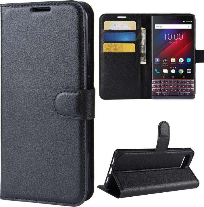 Screenguard Blackberry Key2 LE Leather Guard Lederhülle (Blackberry KEY2 LE)