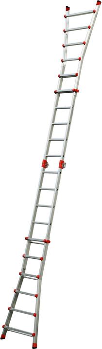 Produktbild Hailo Mulitfunktions-Teleskopleiter (Stehleiter, Teleskopleiter, Mehrzweckleiter, 24 cm)