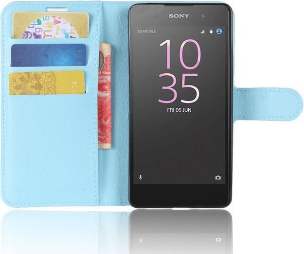 Produktbild MU Classic Litchi Leder Bookcover Series (Sony Xperia E5)