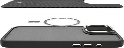 Actual product image Spigen Enzo Aramid Mag Magsafe case for iPhone 16 Pro Max 6,9" black/natural (Apple iPhone 16 Pro Max)