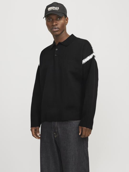 Produktbild Jack & Jones Joraustin Knit Stitch Polo Styd Aw24 (M)