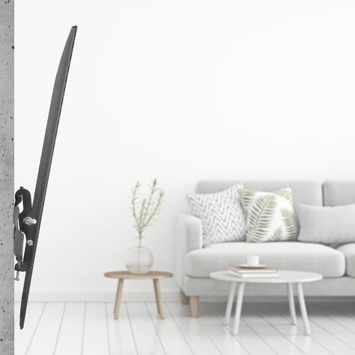 Actual product image Hama TV wall bracket, inclinable, 165 cm (65") up to 35 kg, wall distance 2.8 cm (Wall, 65", 35 kg)