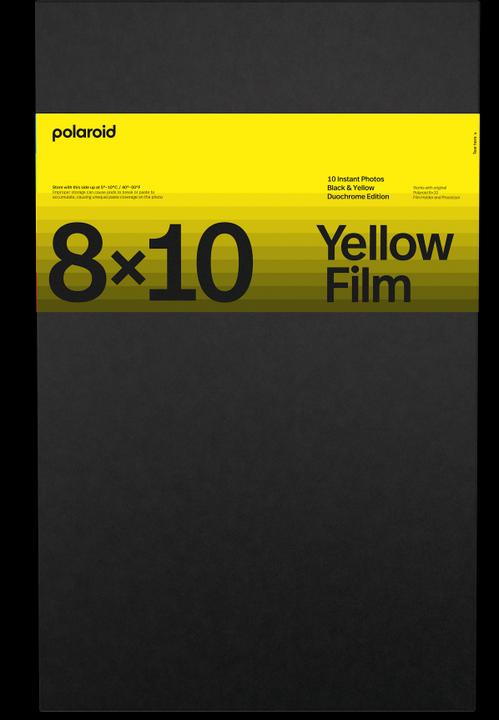 Actual product image Polaroid 8x10 Duochrome Film Black & Yellow (8x10)