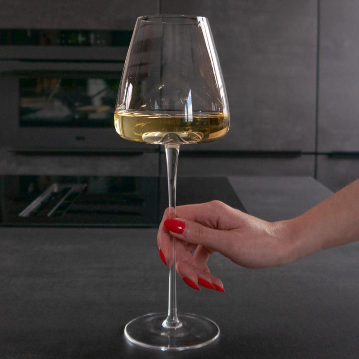 Produktbild Intirilife Wein Glas Set für Rotwein Weisswein (50 cl, 4 Gläser, Rotweingläser, Weissweingläser)