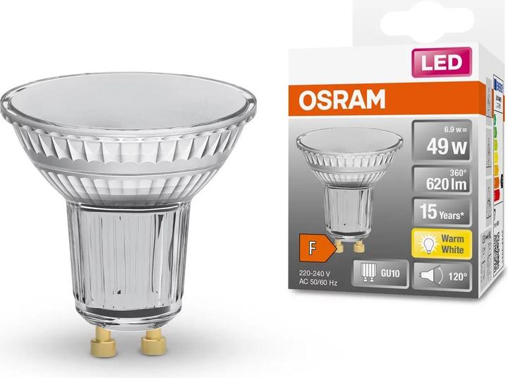 Image du produit Osram Star Par 16 (GU10, 6.90 W, 620 lm, 1 x, F)