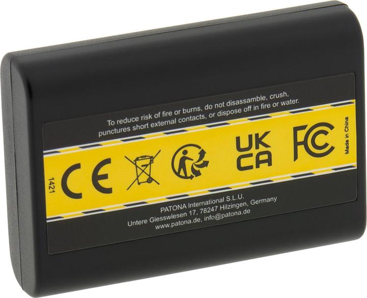 Image du produit Patona Akku Leica BP-SCL1 (Batterie de l'appareil photo)