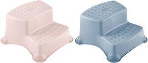 Actual product image keeeper kids step stool "igor pure", two-step, pink nordic-pink, load capacity: 120 kg, non-slip feet
