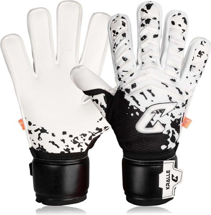 Produktbild Catch & Keep Fussballhandschuhe Kralle Splash Gr. 4 Weiss Torwart Keeper Goalie Handschuhe (4)