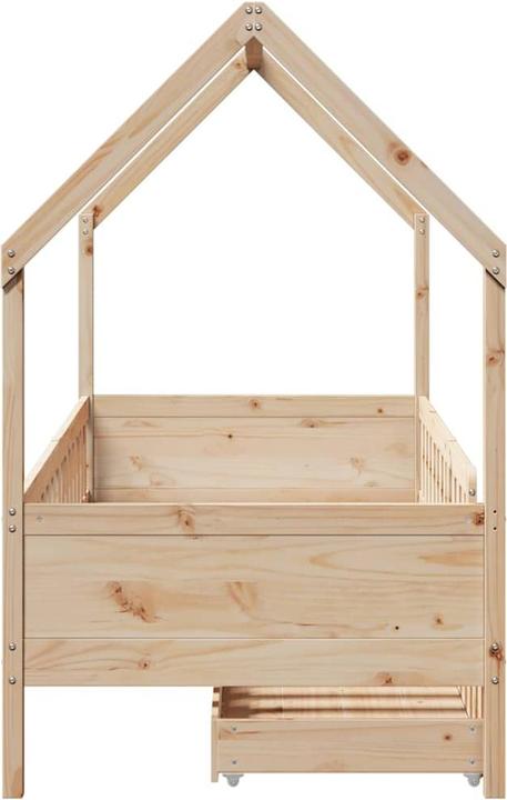 Actual product image VidaXL Cot with drawers (90 x 190 cm)