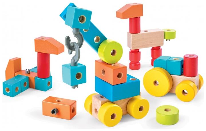Actual product image Hape Infinite Imagination Building Blocks