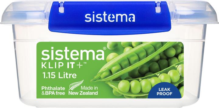 Produktbild Sistema Frischhaltedose KLIP IT PLUS 1,15 l blau (1.15 l)
