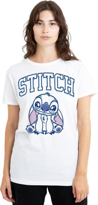 Immagine prodotto Lilo & Stitch Collegiate Maglietta Colpo di Spazzola Donna (L)