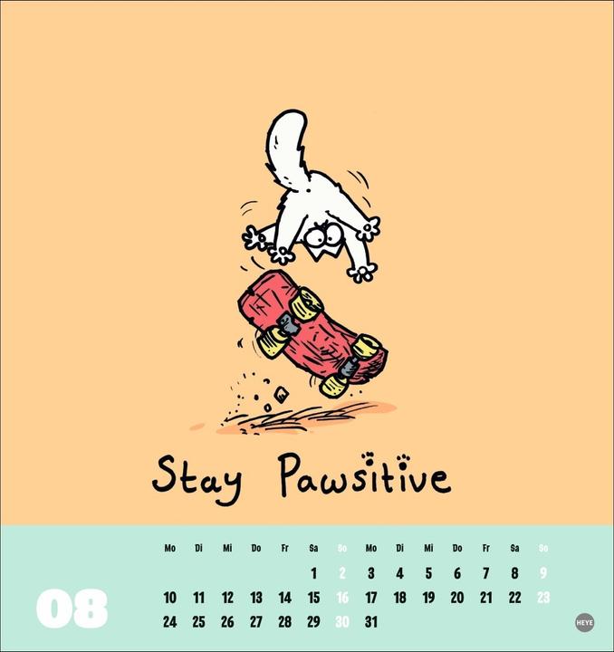 Produktbild Simons Katze Postkartenkalender 2026 (16 x 17 cm, Harter Einband, Deutsch)