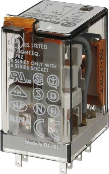 Finder 55.32.8.110.0040 Stikrelae 110 V/AC 10 A 2 x omskifter 10 stk