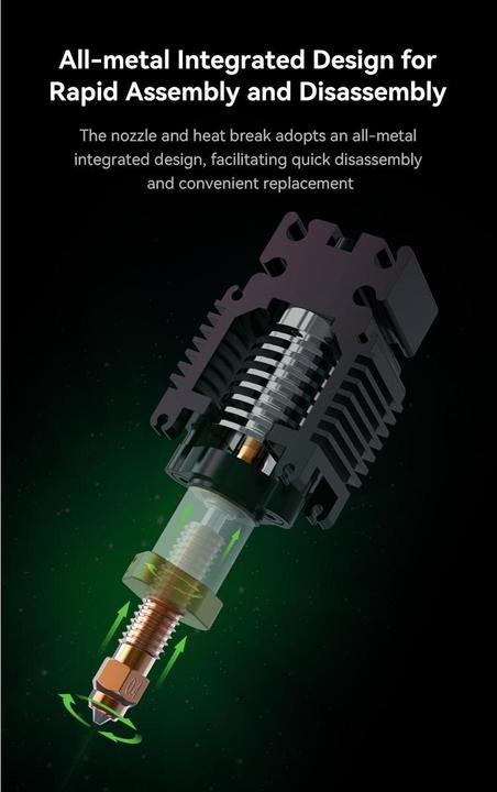 Immagine prodotto Creality Elemento riscaldante Ender 3v3 (SE/KE) kit ugello ad innesto rapido (Spazzola)