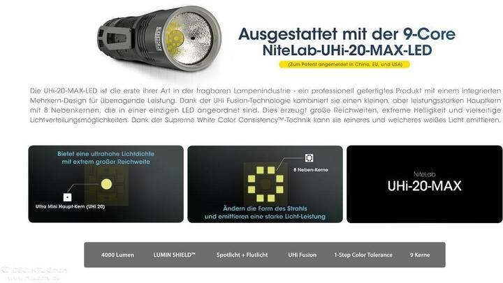 Produktbild Nitecore EDC33 (11.60 cm, 4000 lm)