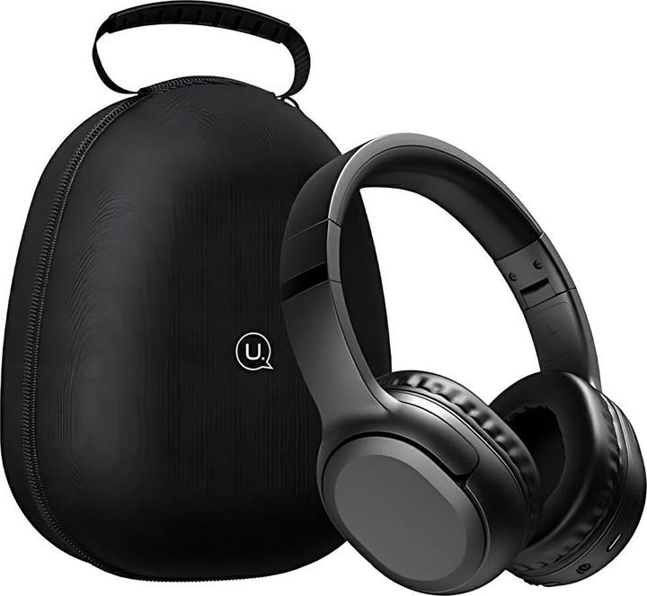 Usams Etui na słuchawki nauszne czarny/black ZB292SNB01 (US-ZB292) (Headphone sleeve)