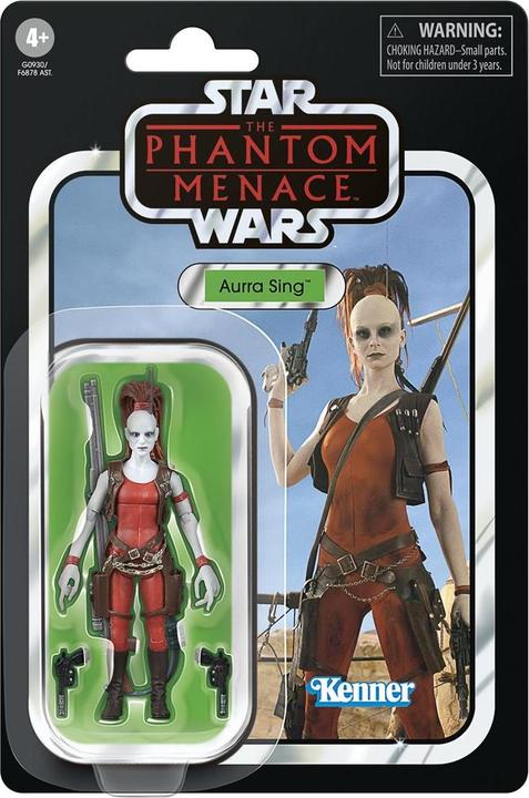 Produktbild Hasbro Star Wars Episode I Vintage Collection Actionfigur Aurra Sing 10 cm