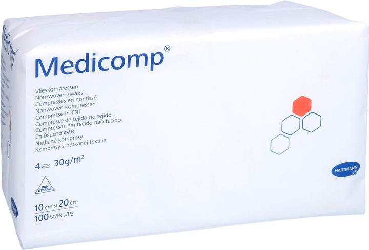 Actual product image Medicomp Vlieskompr 10x10cm n st (100 x)