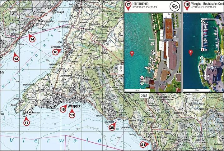 Produktbild Seekarte Map 3, Vierwaldstättersee