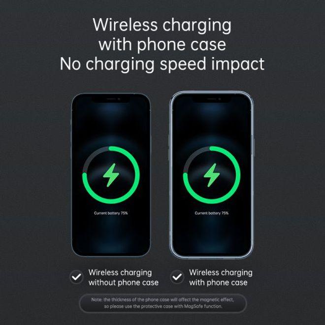 Actual product image Joyroom Magnetic Wireless Car Charger