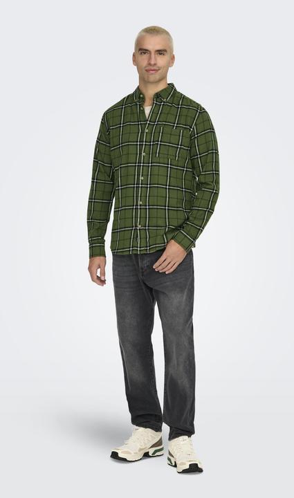 Produktbild Only & Sons Onsral Ls Slim Check Shirt (L)