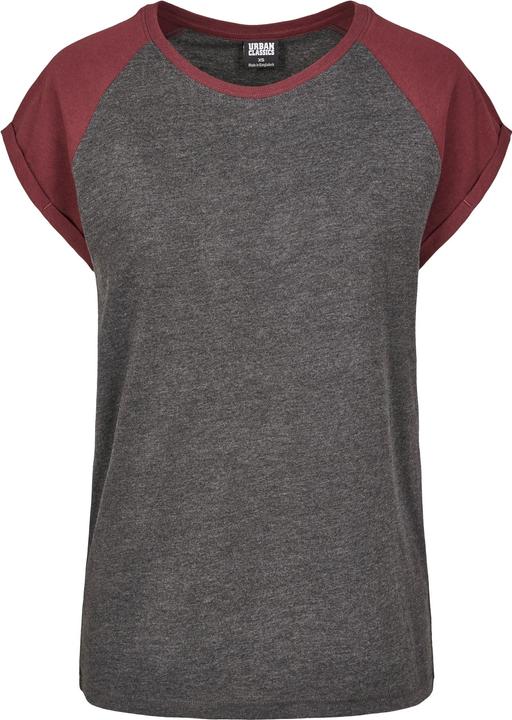 Image du produit Urban Classics T-shirt raglan contrasté pour femmes (4XL)