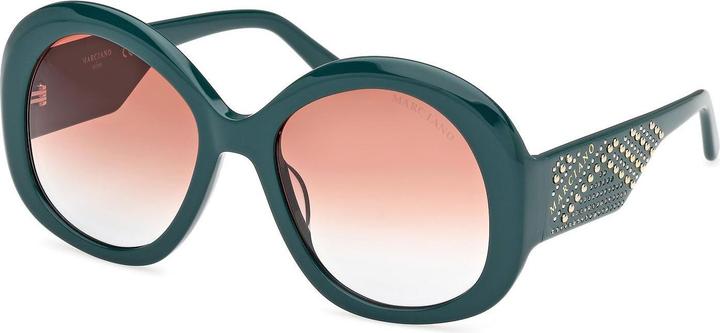 Immagine prodotto Guess by Marciano Donna Sole Acetato Verde Marrone Rotondo